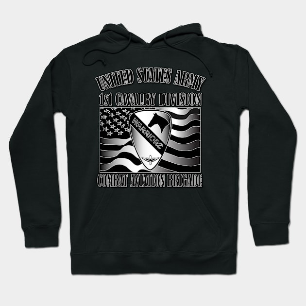 1st Cavalry Division- Combat Aviation Brigade Hoodie by Relaxed Lifestyle Products